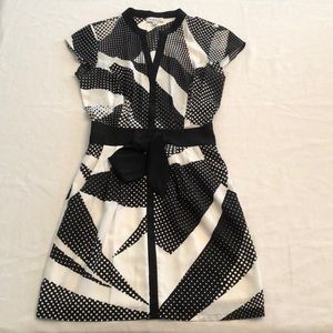 Bebe black & white dress. Size S.